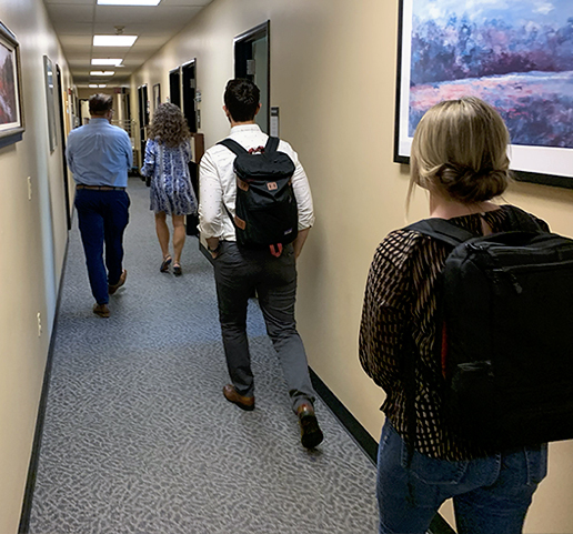 PH-Research-Small-3 Strategists navigating hospital during primary research phase