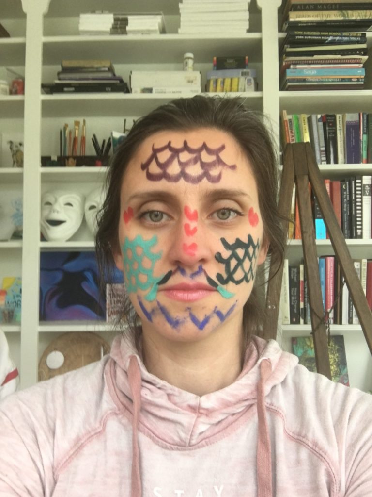 Alexa in Facepaint Alexa in facepaint