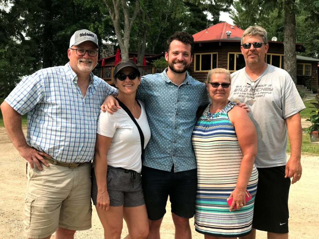 Max with his family